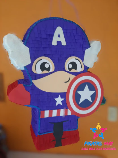 Piñata temática del Capitan America